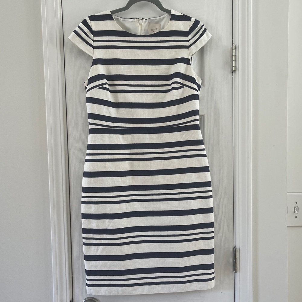 J. Crew Suiting, Cap-Sleeve Sheath Dress - Size 10
